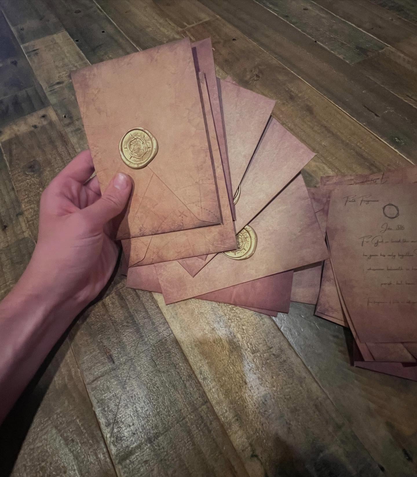 Sealed by hand, in Las Vegas.